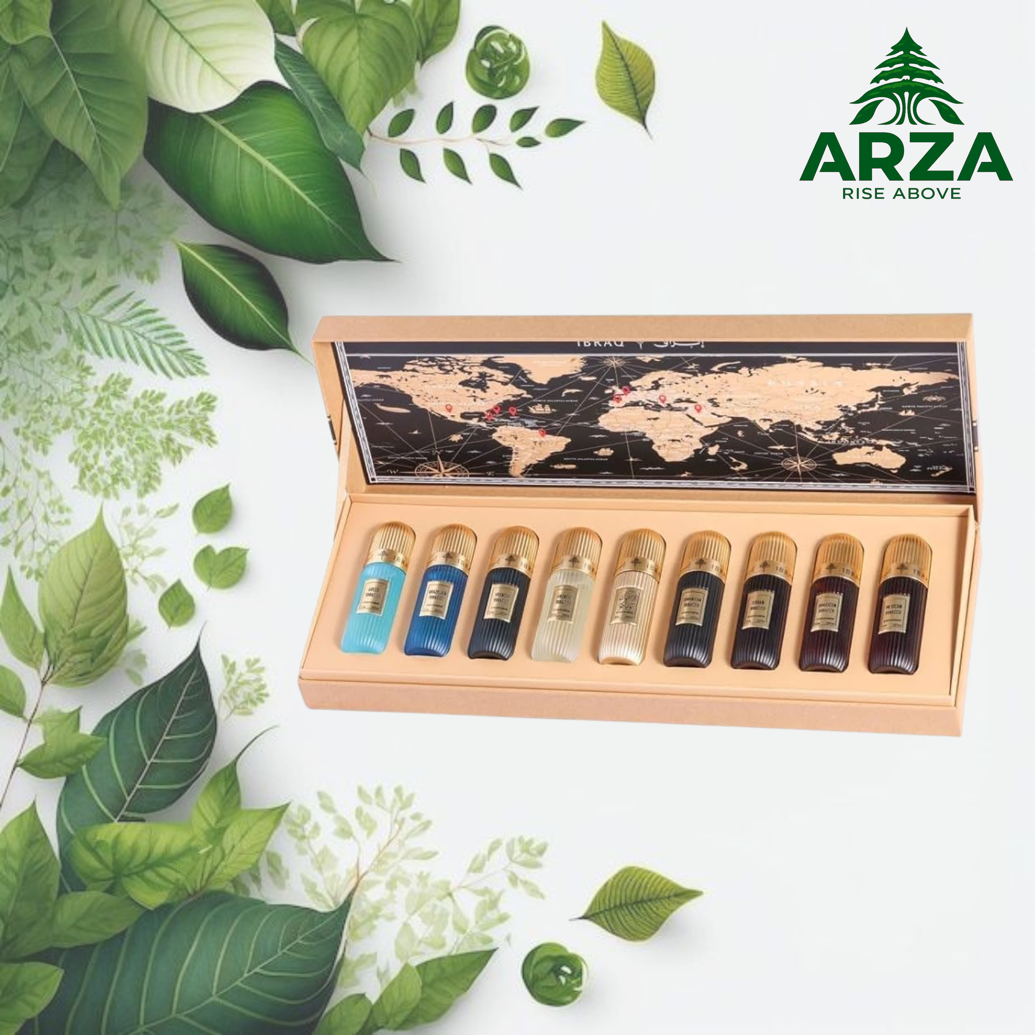 IBRAQ Tobacco Mini Perfume Collection 9×40ml